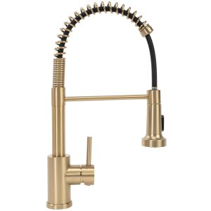 REA Colin Brush Gold Kitchen Faucet 140448927 - Nonbrand Faucet