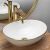Stylish Rea Sofia oval sink with gold trim