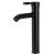Close-up of Rea Graf Black Tall Faucet Spout