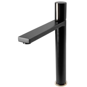 ICON Black Gold Tall Basin Mixer Tap, modern bathroom faucet - Nonbrand Faucet