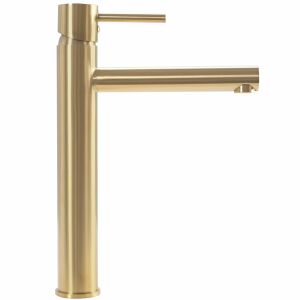 Stylish Rea Tess Gold Faucet for Bathroom Sink - Nonbrand Faucet