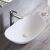 Rea Royal 60 Oval White Washbasin in Bathroom Setting
