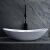 Rea Royal 60 Oval White Ceramic Countertop Washbasin