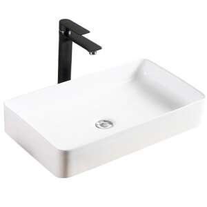 White ceramic countertop bathroom sink - Washbasin