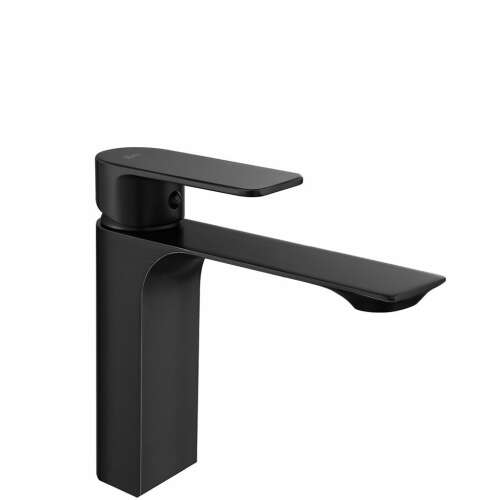 REA Urban Black Low fürdőszobai csaptelep, modern design, fekete kivitel - Otthon és kert