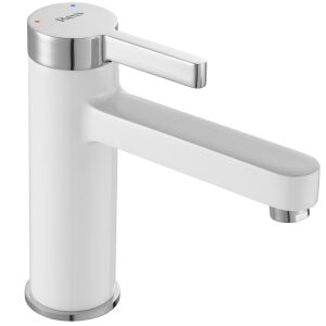 REA Polo White Chrom Low Bathroom Faucet 135460790 - Nonbrand Faucet