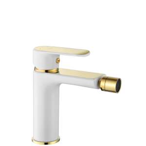 Rea Bloom Bidet-Armatur Weißgold - Moderne Badarmatur - Wasserhahn