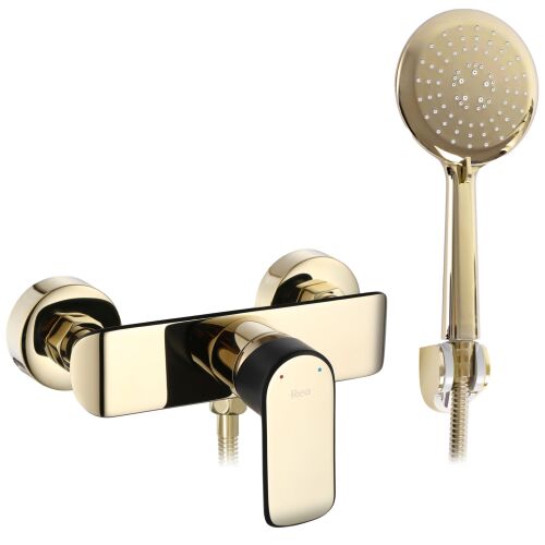 REA Bloom Black Gold Shower Faucet 135461527