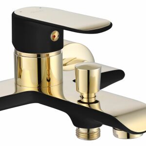 REA BLOOM Bathtub Faucet Black Gold 135460478 - Nonbrand Faucet