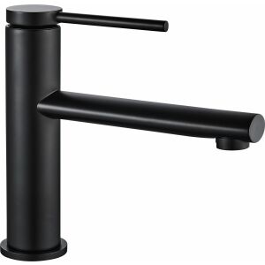 Rea Oval Low Matte Black Bathroom Faucet - Nonbrand Faucet