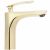 Rea Orbit Low Gold Bathroom Sink Faucet - Angled View