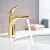 Rea Orbit Low Gold Faucet in Use - Water Flow