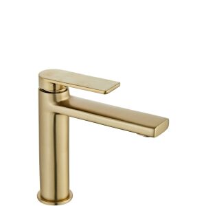 Rea Verso gold bathroom faucet, modern design - Rea Faucet