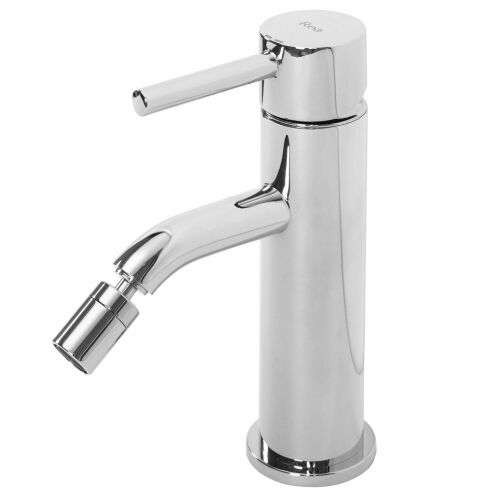 Rea Lungo Chrome Bidet Mixer Tap - Contemporary Design