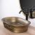 REA WILMA RUSTIC oval countertop washbasin with faucet, bronze finish