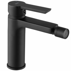 Close-up of Argus Matte Black Bidet Faucet - High Quality - Faucet