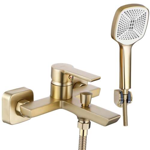 ARGUS GOLD BRUSH kádcsaptelep zuhanyrózsával, arany színben - Csaptelep