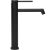 Vorderansicht der Rea Foss Mattschwarzen Hohen Badarmatur