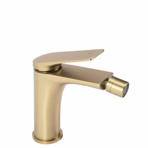 Rea Avalon Bidet-Armatur in gebürstetem Gold - Moderne Badarmatur - Wasserhahn