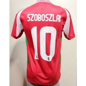 Szoboszlai #10 Magyar Focimez, piros replika - Focimez