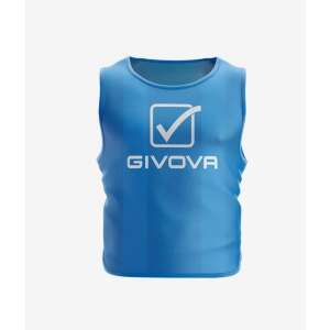 Givova Casacca Pro kék edzőmellény jelölőmezős logóval - Focimez