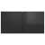 vidaXL 2 db magasfényű fekete függő TV-szekrény 60 x 30 x 30 cm 45661648}
