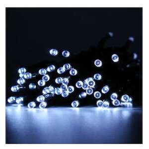 100 LED-es fényfüzér, hideg fehér, elemes - Nonbrand Fényfüzér