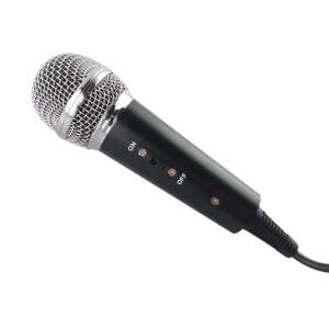 Mikrofon studyjny dla dzieci 3.5 Jack / ZMR-MK-5, czarny mikrofon pojemnościowy z przełącznikiem włącz/wyłącz - Mikrofon