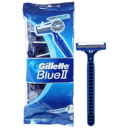 Gillette Blue II 5db Eldobható Borotva Krémezőcsíkkal Férfiaknak