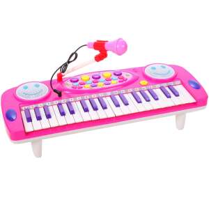 MalPlay interaktív Szintetizátor mikrofonnal és fénnyeffekttel #rózsaszín 35574443 Játék hangszerek - Lány