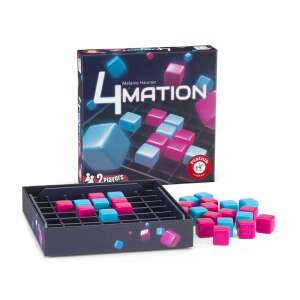 4mation Brettspiel von Piatnik, Strategiespiel für zwei Spieler - Logikspiele