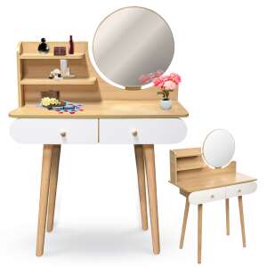 Jumi 2in1 Skandi Dressing Table #beech-white