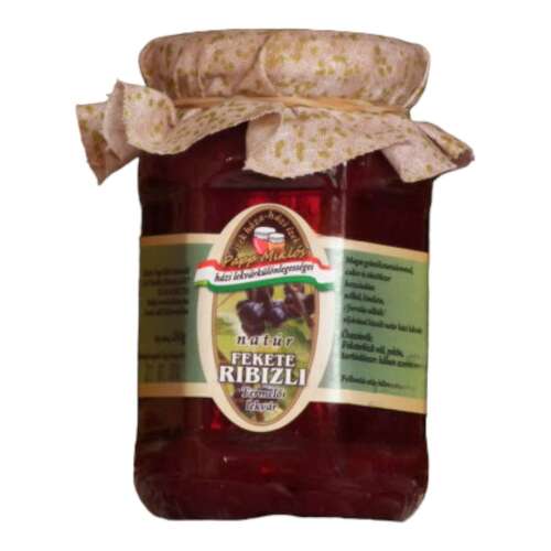 200g słoik Papp Miklós Natur Czarnej Porzeczkowej Konfitury