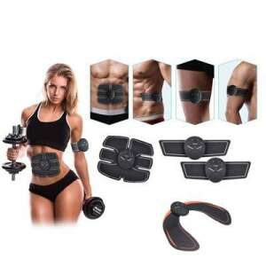 5 in 1 Muscle Stimulator, Abdominal, Arm, and Buttock Muscle Stimulator, EMS Technology, 6 Programs, 10 Levels, Easy to Use, Wireless, Battery Operated,  for Men and Women - Muscle Stimulator