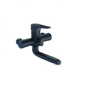 Fekete matt kádcsaptelep 155-ös modell, modern és stílusos fürdőszoba kiegészítő - Nonbrand Csaptelep