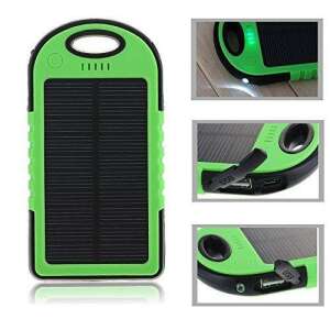 Napelemes Power Bank - 5000mAh - Ütésálló