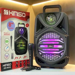 KIMISO Hangfal 8col 100W, mikrofonnal, távirányítóval