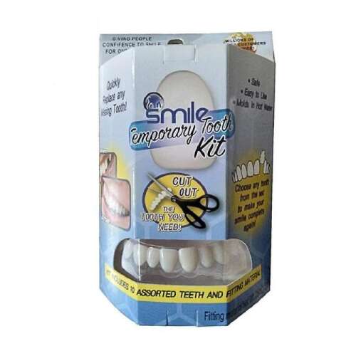 Instant Smile Kit - 30 db Ideiglenes szilikon foghelyettesítő