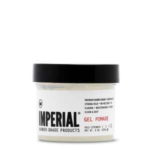 Imperial Gel Pomade, 2 oz, strong hold, water-based, barber grade, hair styling product - Hair styling and Electric razor
