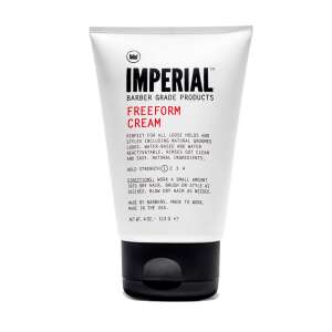 Imperial Freeform Cream, barber grade hair styling cream for all hair types, natural ingredients, water-based, 4 oz - Hair styling and Electric razor