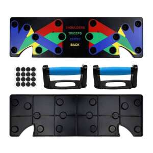 Fekvőtámasz rám, rozložená doska na kliky pre tréning hornej časti tela, 4 svalové skupiny - Posilňovanie