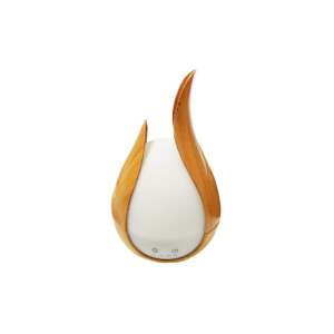 Wood effect aroma diffuser with LED lights, flame design - Diffuser
