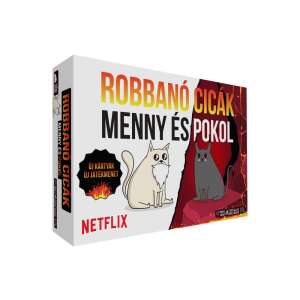 Robbanó Cicák Menny és Pokol kártyajáték, új kártyák és játékmód, Netflix - Gémklub
