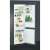 Whirlpool ART 66122 built-in refrigerator with freezer, open door view, showing shelves and drawers