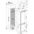 Whirlpool ART 66122 built-in refrigerator with freezer, dimensions diagram