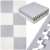 Springos cream, white, and grey foam puzzle mat tiles