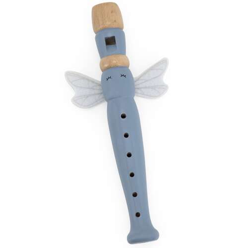 Label Label kék szitakötő fa furulya játék gyerekeknek