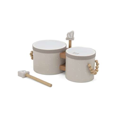 Label Label Fa Bongó Nugát fa bongó dobszett ütőkkel