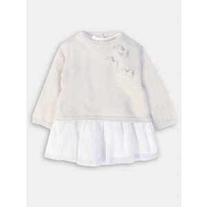 IDEXE kislány fehér tüllös ruha vékony pulóverrel 35578561 Ruha együttesek, szettek gyerekeknek - 74