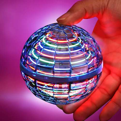 Gyro Ball trükkös LED-es akkumulátoros lebegő labda USB (BBJ)